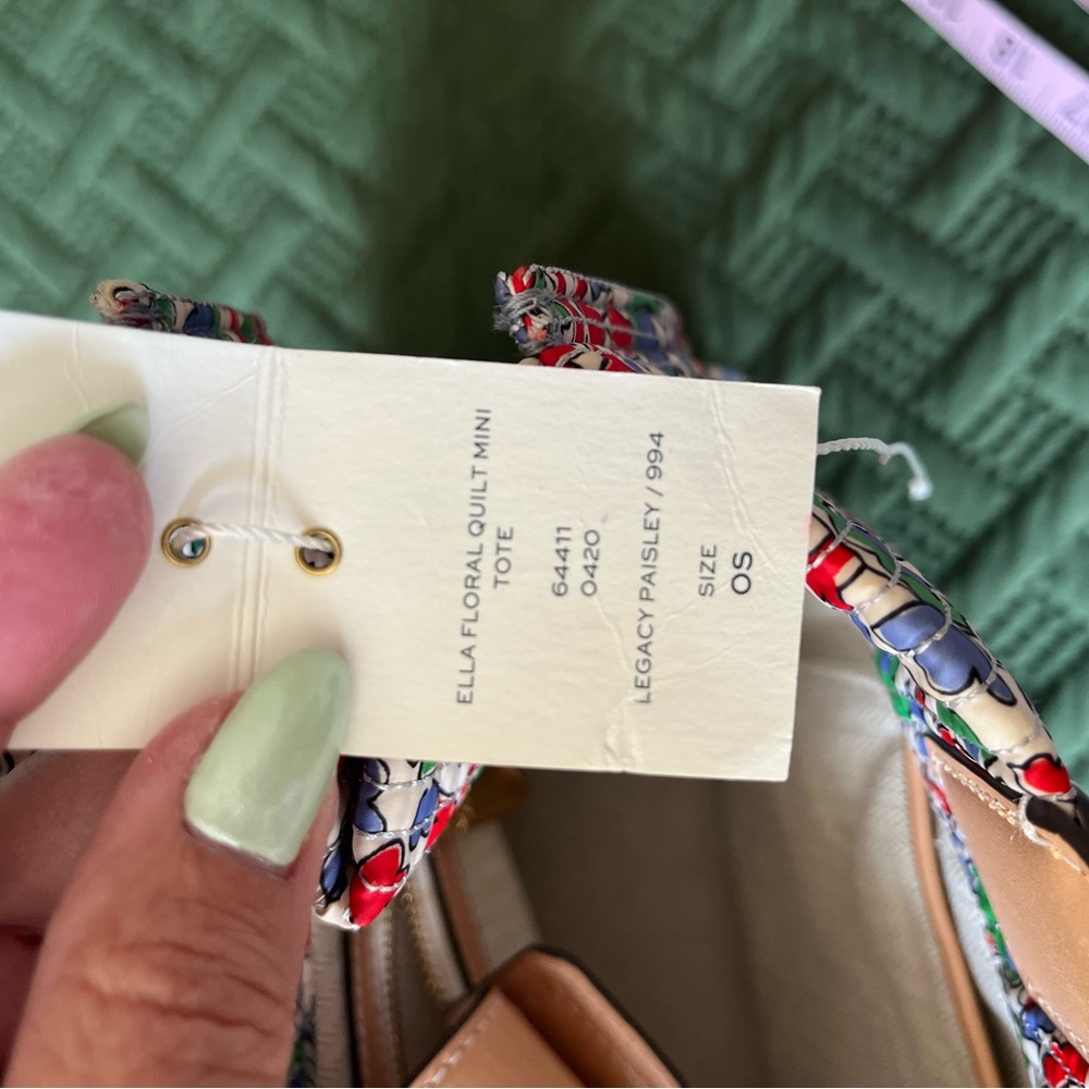 Tory Burch Tan Tote Bag with Structured Design - Picture 5 of 8